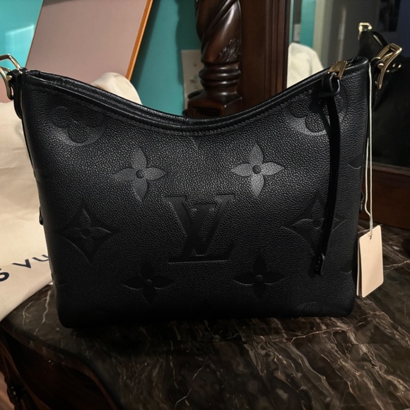 Black LV CarryAll PM - Picture 3 of 8